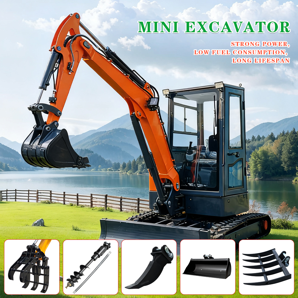 Heavy Equipment Parts - Mini excavator Attachment Small Excavator Accessories