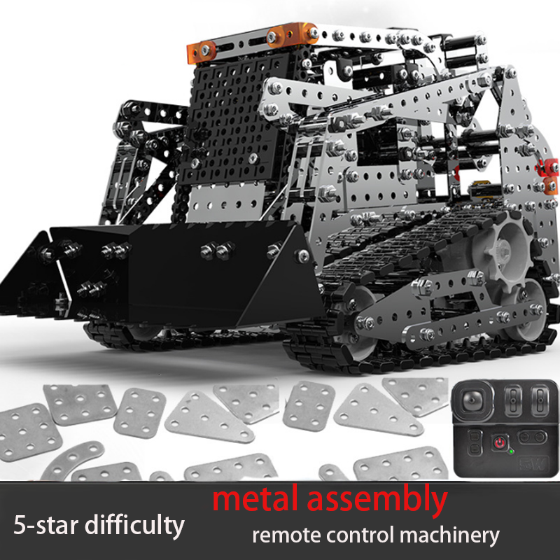 Dump Truck Toy - 2.4G 10CH RC Tracked Dump Truck