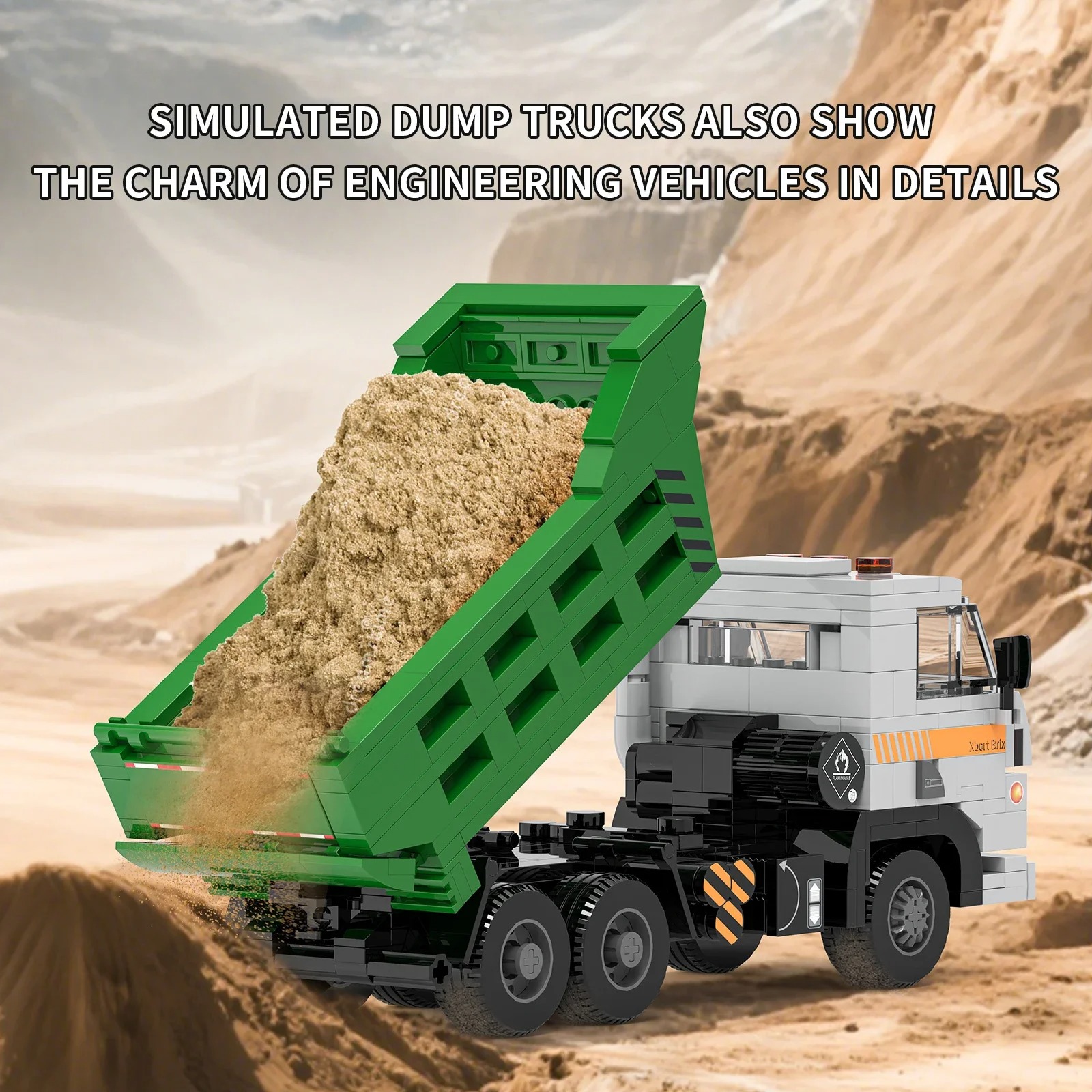 467PCS Vintage Heavy Dump Truc - огляд і ціна Dump Truck Toy