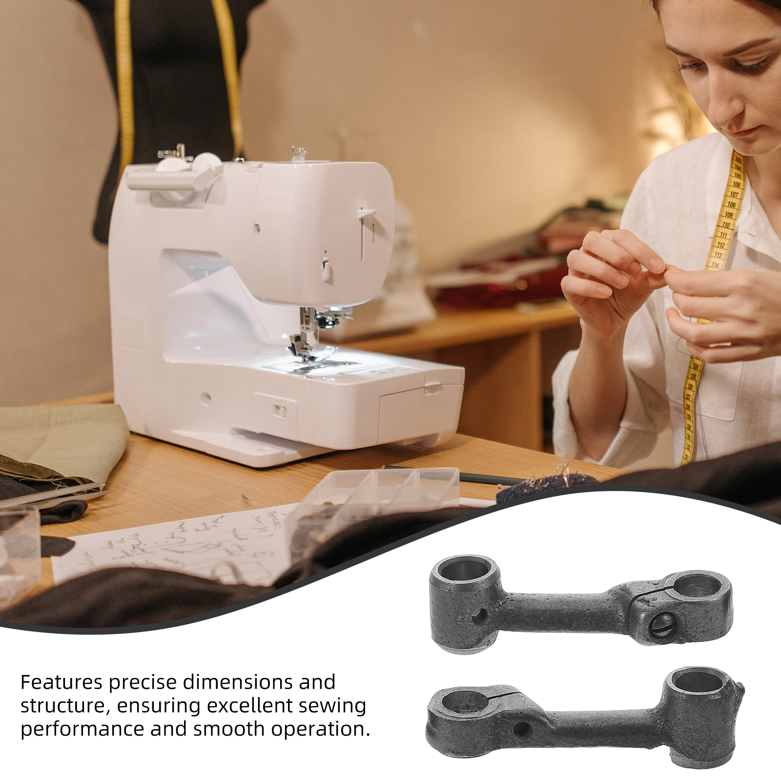 2Pcs Small Connecting Rod for  - огляд і ціна Heavy Equipment Grinder