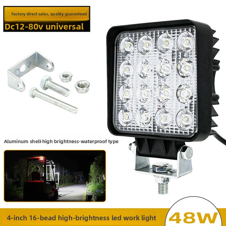48W 16LED 4 Inch 12V 24V LED W - огляд і ціна Heavy Equipment Working