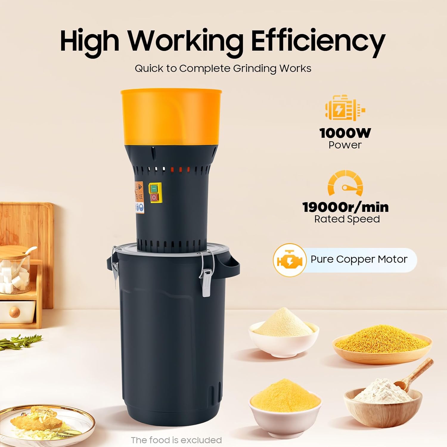 25L Large Capacity Electric Ag - огляд і ціна Heavy Equipment Grinder