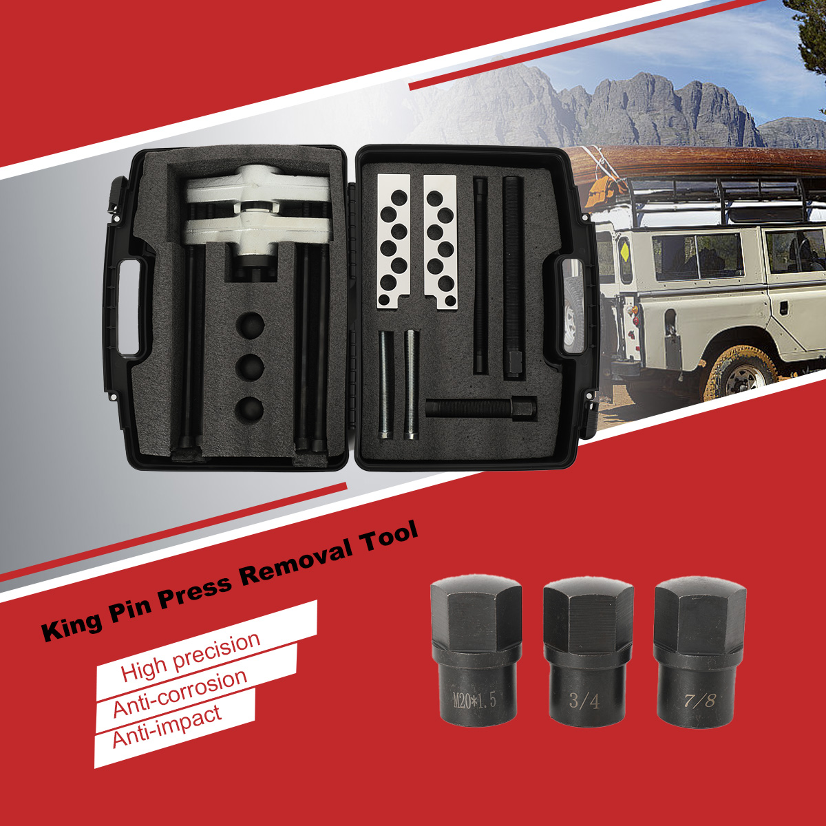King Pin Press for Medium and  - огляд і ціна Heavy Equipment Working
