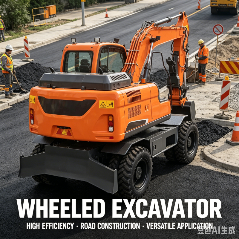 Durable Wheel Mounted Excavato - огляд і ціна Heavy Equipment Working